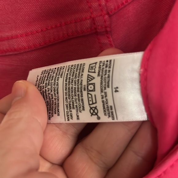 Hot pink Jeans size 14 Old Navy Brand - Picture 3 of 4